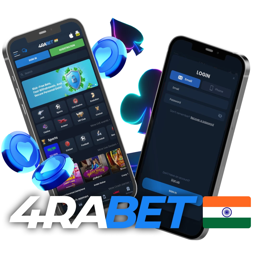 Install the 4rabet app and start betting on cricket.