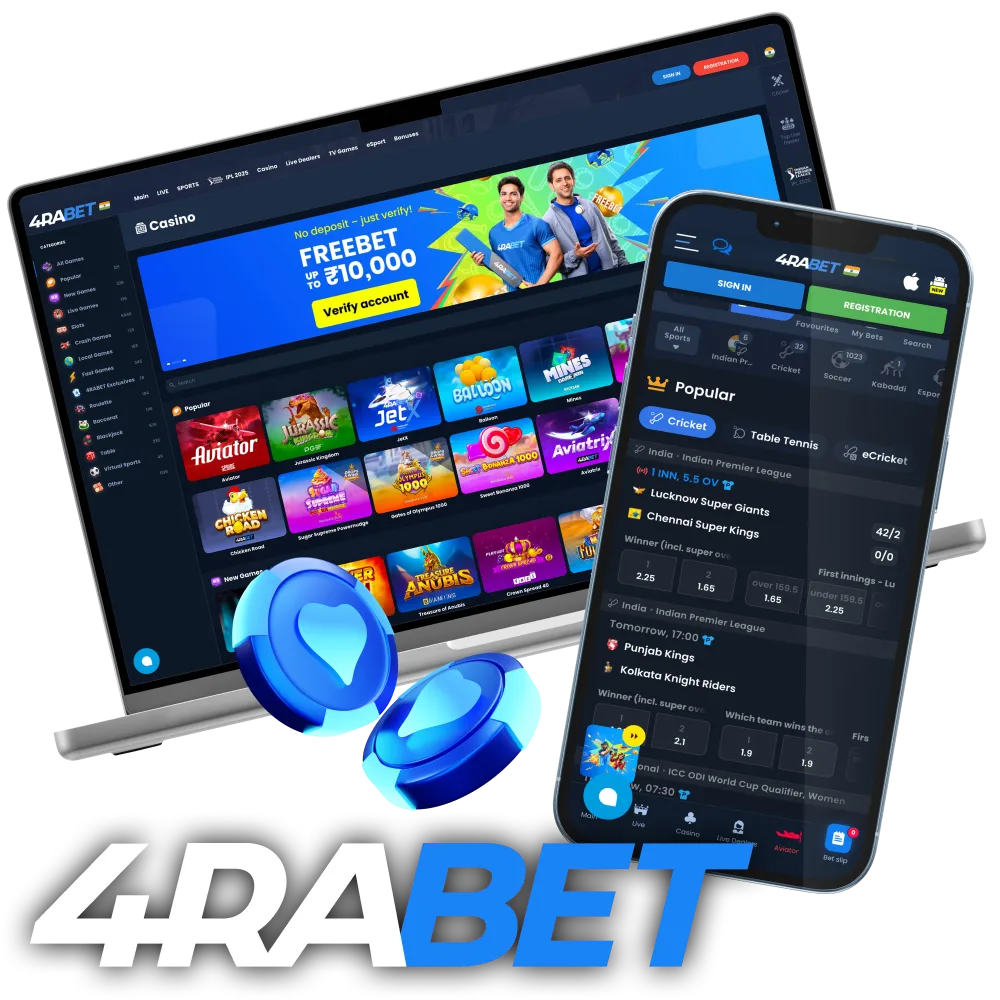 Explore 4Rabet, India's leading sports betting and online casino platform with exclusive bonuses.